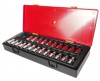 Набор бит-головок 1/2 HEX H4-H14, TORX T20-T60,SPLINE M5-M12 25 предметов JTC JTC-K4251