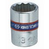 Головка торцевая стандартная двенадцатигранная 1/4, 9 мм KING TONY 233009M (Код: 233009M)