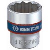 Головка торцевая стандартная двенадцатигранная 3/8, 21 мм KING TONY 333021M (Код: 333021M)