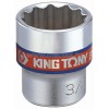 Головка торцевая стандартная двенадцатигранная 3/8, 7/16, дюймовая KING TONY 333014S (Код: 333014S)