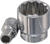 Головка торцевая 12-гранная 1/2DR, 32 мм 112332